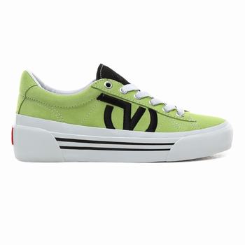 Női Vans Lady Vans Sid NI Tornacipő VA0589342 Zöld/Fehér